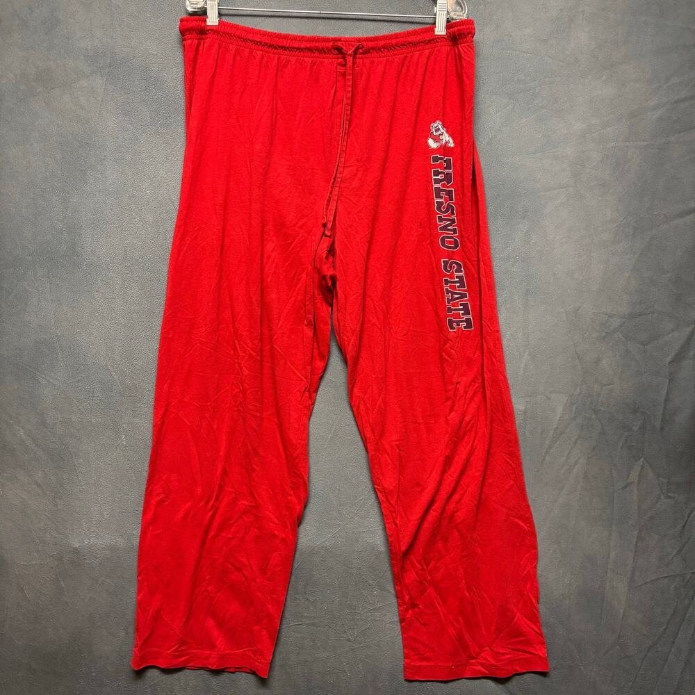 Fresno State Pajama Bottoms Bulldogs Drawstring Sideline Apparel Mens XL Lounge